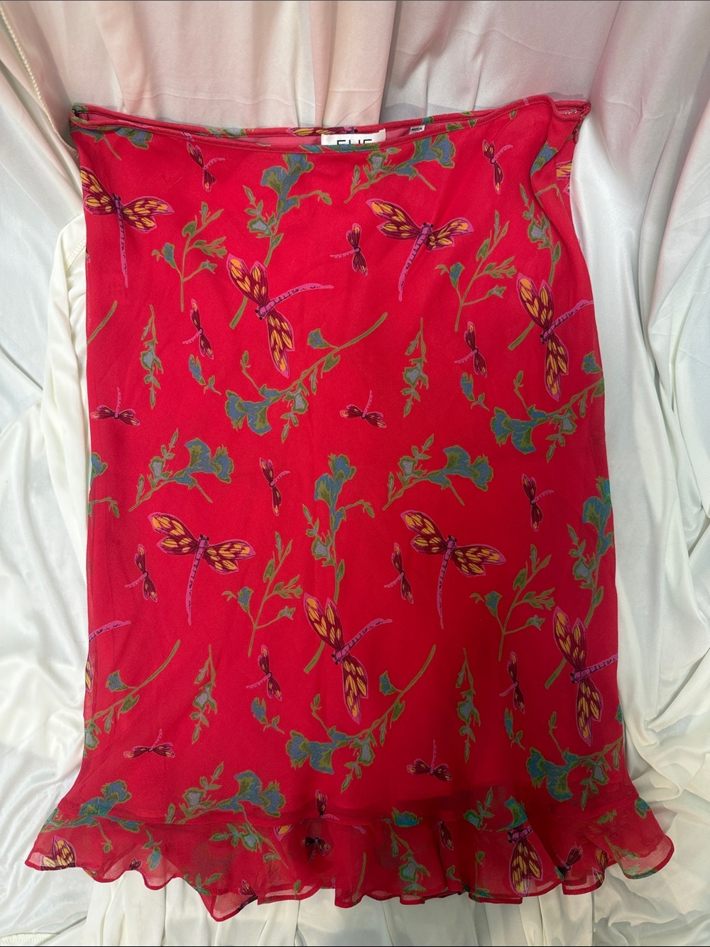 Elie - Vintage 100% Silk Skirt